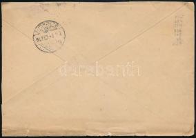 1899 Ajánlott levél 2 x 10kr bérmentesítéssel, "FÜLEK / NÓGRÁD VM." - "MISKOLCZ"