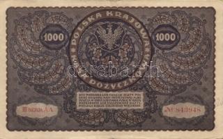 Lengyelország 1919.8.23. 1000M (6x) klf szériaszám variánsokkal T:II