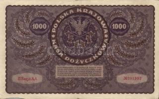 Lengyelország 1919.8.23. 1000M (6x) klf szériaszám variánsokkal T:II