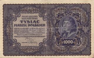 Lengyelország 1919.8.23. 1000M (6x) klf szériaszám variánsokkal T:II