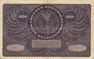 Lengyelország 1919.8.23. 1000M (6x) klf szériaszám variánsokkal T:II