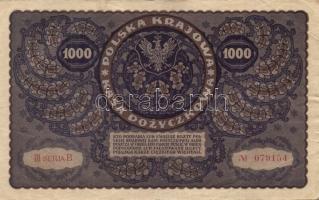 Lengyelország 1919.8.23. 1000M (6x) klf szériaszám variánsokkal T:II
