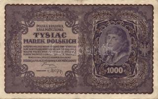 Lengyelország 1919.8.23. 1000M (6x) klf szériaszám variánsokkal T:II