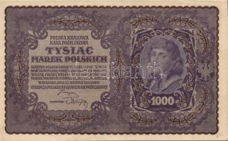 Lengyelország 1919.8.23. 1000M (6x) klf szériaszám variánsokkal T:II