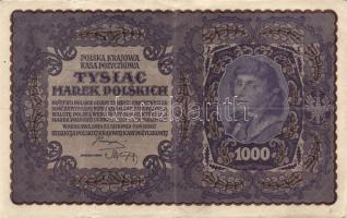 Lengyelország 1919.8.23. 1000M (6x) klf szériaszám variánsokkal T:II