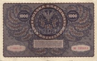 Lengyelország 1919.8.23. 1000M (6x) klf szériaszám variánsokkal T:II