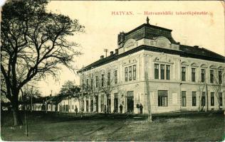 1911 Hatvan, Hatvanvidéki Takarékpénztár. W.L. Bp. 938. (EM)