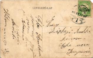 1911 Hatvan, Hatvanvidéki Takarékpénztár. W.L. Bp. 938. (EM)