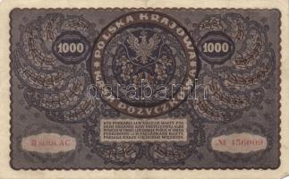 Lengyelország 1919.8.23. 1000M (6x) klf szériaszám variánsokkal T:II