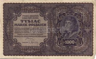 Lengyelország 1919.8.23. 1000M (6x) klf szériaszám variánsokkal T:II