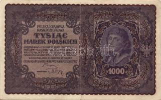 Lengyelország 1919.8.23. 1000M (6x) klf szériaszám variánsokkal T:II