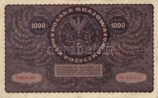 Lengyelország 1919.8.23. 1000M (6x) klf szériaszám variánsokkal T:II