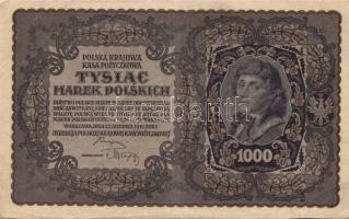 Lengyelország 1919.8.23. 1000M (6x) klf szériaszám variánsokkal T:II