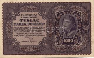 Lengyelország 1919.8.23. 1000M (6x) klf szériaszám variánsokkal T:II