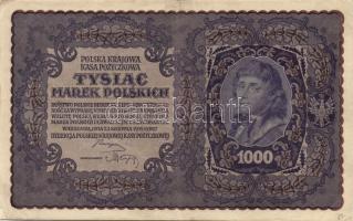 Lengyelország 1919.8.23. 1000M (6x) klf szériaszám variánsokkal T:II