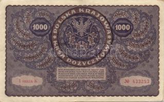 Lengyelország 1919.8.23. 1000M (6x) klf szériaszám variánsokkal T:II