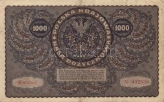 Lengyelország 1919.8.23. 1000M (6x) klf szériaszám variánsokkal T:II