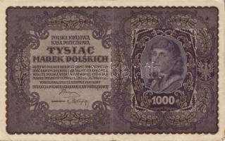 Lengyelország 1919.8.23. 1000M (6x) klf szériaszám variánsokkal T:II