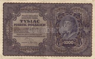 Lengyelország 1919.8.23. 1000M (6x) klf szériaszám variánsokkal T:II