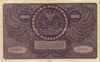 Lengyelország 1919.8.23. 1000M (6x) klf szériaszám variánsokkal T:II