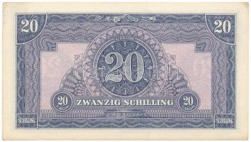 Ausztria 1945(1944) Szövetséges megszállás 20Sch "D28 819485" T:AU, sarokhajlás
Austria 1...