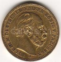 D. Reich/Poroszország 1883 20M 7,965g  arany I. Wilhelm T:3+ aranyáron !