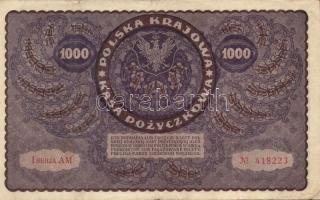 Lengyelország 1919.8.23. 1000M (6x) klf szériaszám variánsokkal T:II