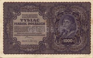 Lengyelország 1919.8.23. 1000M (6x) klf szériaszám variánsokkal T:II