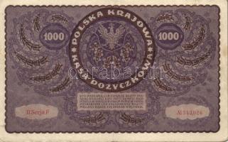 Lengyelország 1919.8.23. 1000M (6x) klf szériaszám variánsokkal T:II