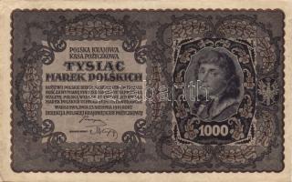 Lengyelország 1919.8.23. 1000M (6x) klf szériaszám variánsokkal T:II