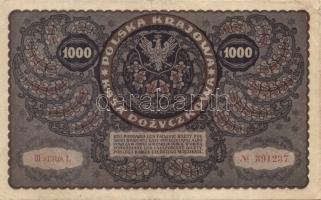 Lengyelország 1919.8.23. 1000M (6x) klf szériaszám variánsokkal T:II