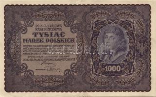 Lengyelország 1919.8.23. 1000M (6x) klf szériaszám variánsokkal T:II