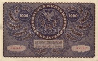 Lengyelország 1919.8.23. 1000M (6x) klf szériaszám variánsokkal T:II