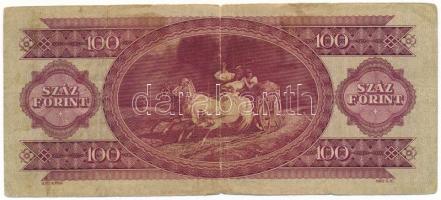 1947. 100Ft "B 208 082574" T:VG, kis szakadások
Adamo F27