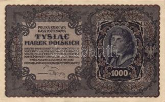 Lengyelország 1919.8.23. 1000M (6x) klf szériaszám variánsokkal T:II