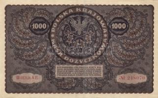 Lengyelország 1919.8.23. 1000M (6x) klf szériaszám variánsokkal T:II