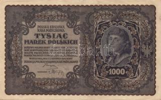 Lengyelország 1919.8.23. 1000M (6x) klf szériaszám variánsokkal T:II