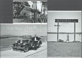 cca 1938 Velencei-tó, Gárdony, 3 db modern nagyítás, jelzés nélkül, 15x21 cm, 21x15 cm és 10x15 cm