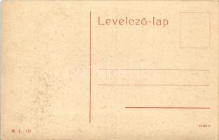 Esztergom, Széchenyi tér, Szentháromság szobor. W.L. 117