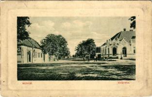 Monor, Virág utca, gyógyszertár. W.L. Bp. 6172. Veszelszky Bogdán kiadása (fl)