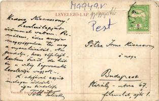 Monor, Virág utca, gyógyszertár. W.L. Bp. 6172. Veszelszky Bogdán kiadása (fl)