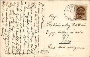 1940 Fenyvesvölgy, Stavna, Stavne, Sztavne; Posta, templom. Hangya kiadása / post office, church