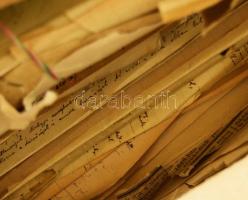 cca 1880-1920 Déva, Réthy-család papírrégiség hagyatéka, közte Réthy Gyula írásai, család levelezés,...