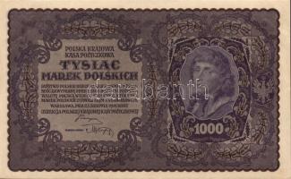 Lengyelország 1919.8.23. 1000M (2x) egymásutáni sorszámmal T:II