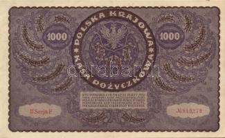 Lengyelország 1919.8.23. 1000M (2x) egymásutáni sorszámmal T:II