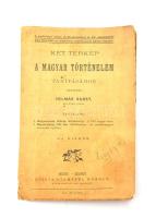 Helmár Ágost: Két térkép a magyar történelem tanításához. Tervezte: --. 1. Magyarország 1526-ig. Melléktérkép: A XVI szepesi város. 2. Magyarország 1526 óta. Melléktérkép: Az osztrák-magyar monarchia fejlődése. Pozsony - Bp. ca 1900 Stampfel. Kiadói, kissé sérült papírkötésben
