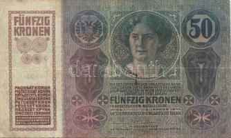 1902-13. 20K (2x), 50K (1x), 1000K (1x) mindegyik román ellenbélyegzővel T:III,IV