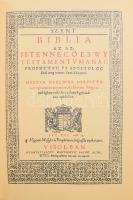Vizsolyi Biblia. I-II. kötet. Bp., 1990, Helikon. Az 1590-ben Vizsolyban nyomtatott Károlyi-biblia r...