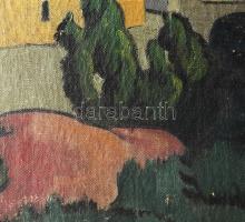 Tscharner János / Tscharner, Johann Wilhelm von (1886-1946): Kisvárosi utca (Felsőbánya vagy Nagybán...