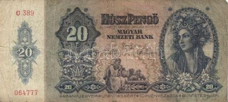 Kis bankjegy tétel, 12db, korona, pengő, V.H. T:vegyes